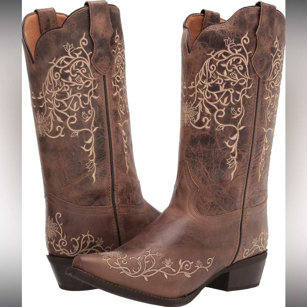 Laredo womens Maddie Round Toe Cowboy Boots